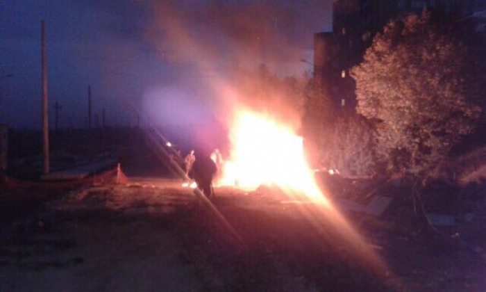 Обурені мешканці сусіднього Львова почали підпалювати сміття, яке не вивозиться
