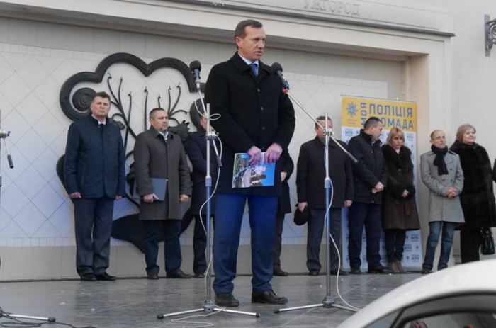 В Ужгороді відсвяткували першу річницю Управління патрульної поліції 