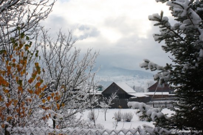 Зима не за горами: на Рахівщині вже випав сніг