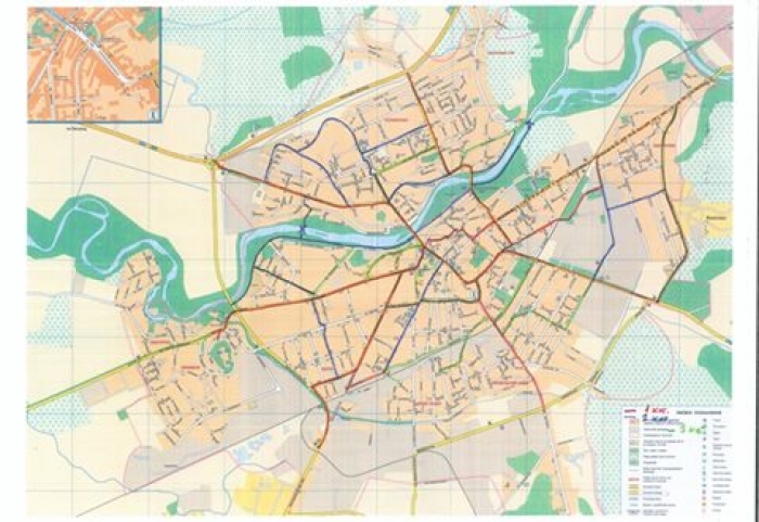 У Мукачеві створили карту велодоріжок міста