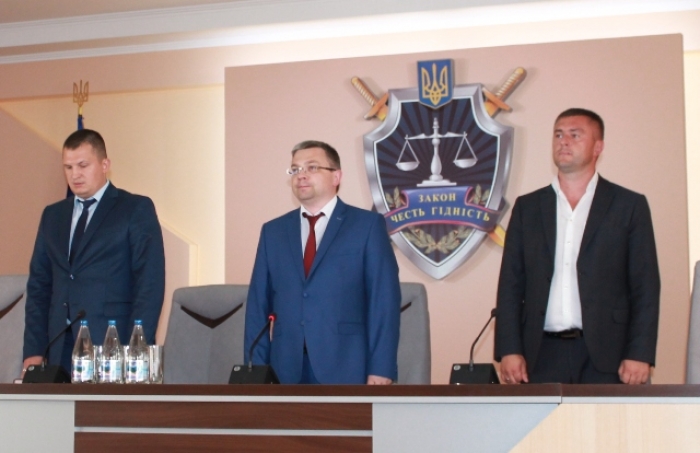 Прокурор Закарпаття Володимир Гаврилюк провів урочисті збори з нагоди державних свят