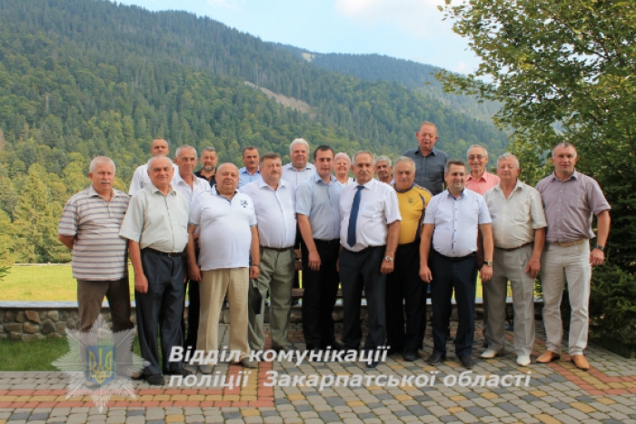 Закарпатські ветерани МВС провели виїзне засідання поблизу Синевира
