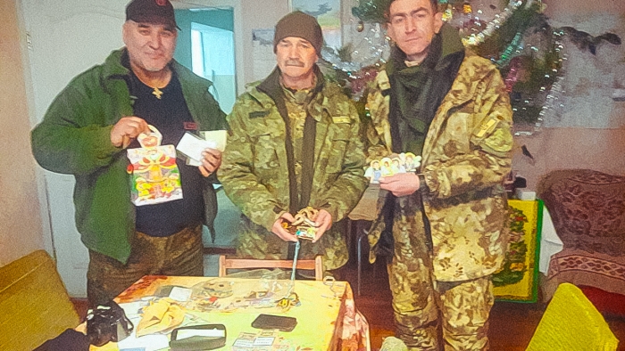 Закарпатські військові в зоні АТО отримали подарунки від коломийських діток