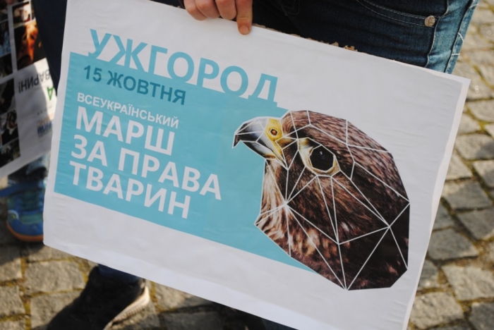 В Ужгороді пройшов марш за права тварин
