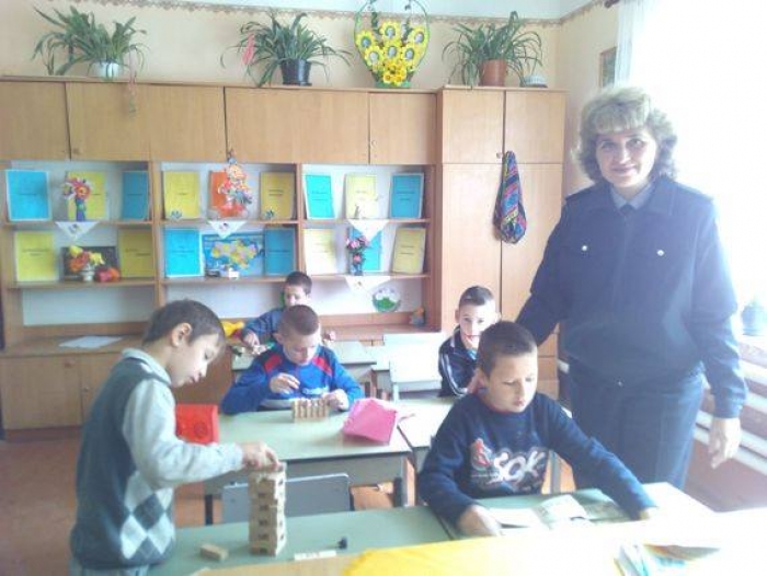 На Іршавщині полісмени зустрілися з особливими учнями