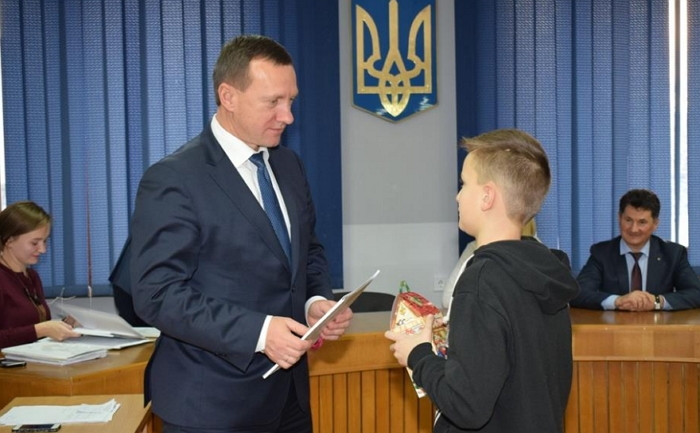 В Ужгородській міській раді привітали волонтерів зі святом