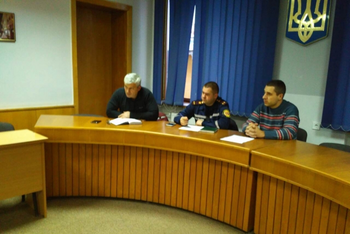 Через погіршення погодних умов в Ужгородській міськраді провели засідання оперативного штабу