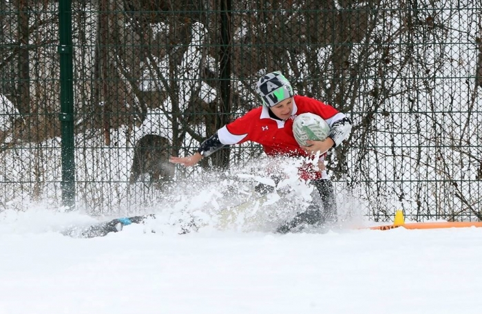 В Ужгороді провели перший в Україні турнір із зимового регбі