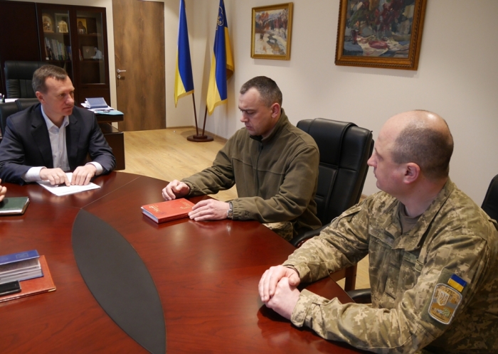 Міський голова Богдан Андріїв зустрівся з новим військовим комісаром Ужгорода