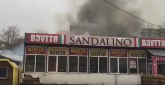 "Sandalino" вмить охопило вогнем у "мінеральному" райцентрі на Закарпатті 