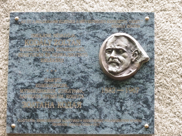 Геніальному композитору в Берегові відкрили меморіальну дошку
