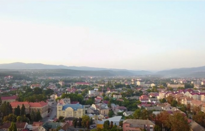 Неймовірні краєвиди Ужгорода з висоти польоту квадрокоптера