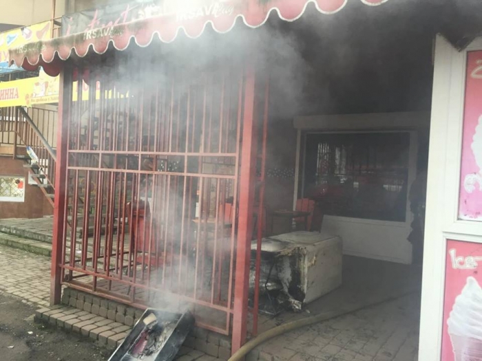 Вогнеборці ліквідували пожежу в одному з кафе Іршави