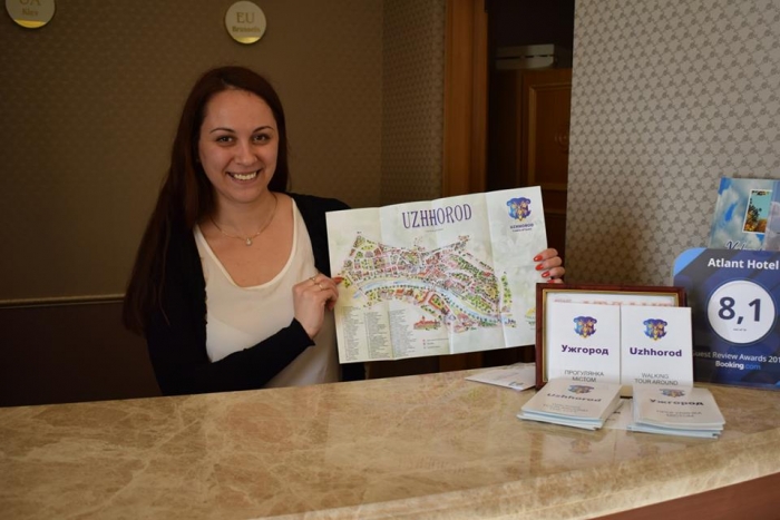 «Ужгород. Прогулянка містом»: спеціальну карту-буклет розробили для гостей обласного центру