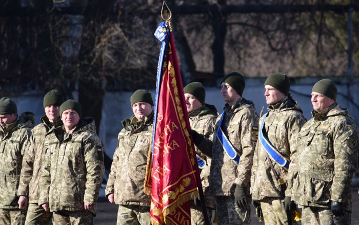 В Ужгороді вітали бійців 128 бригади, які повернулися із зони проведення АТО