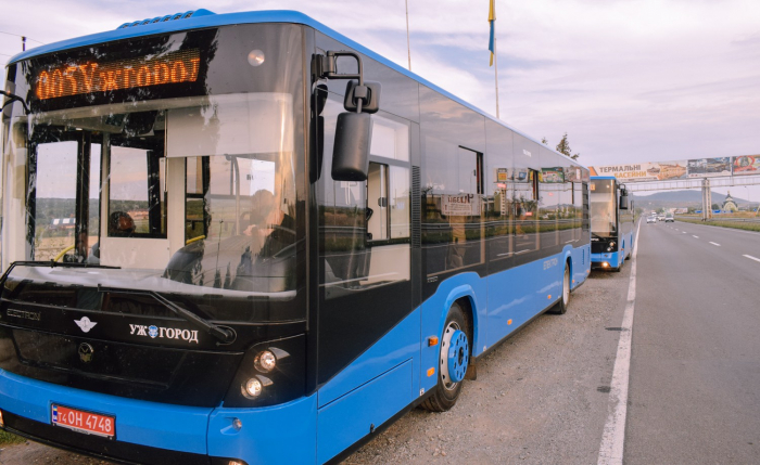 Десять нових автобусів "Електрон" вийдуть на маршрути в Ужгороді із середини жовтня