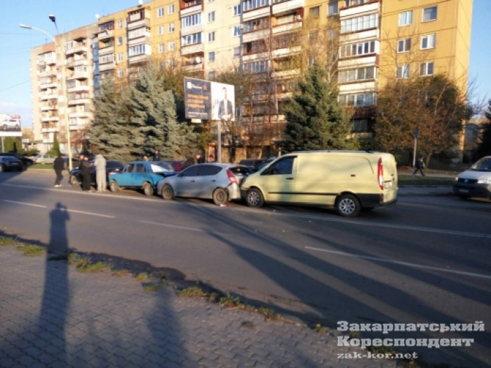 Щойно в Ужгороді трапилася чергова ДТП