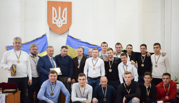 В Ужгороді нагородили призерів чемпіонату Закарпаття та першості області з футболу