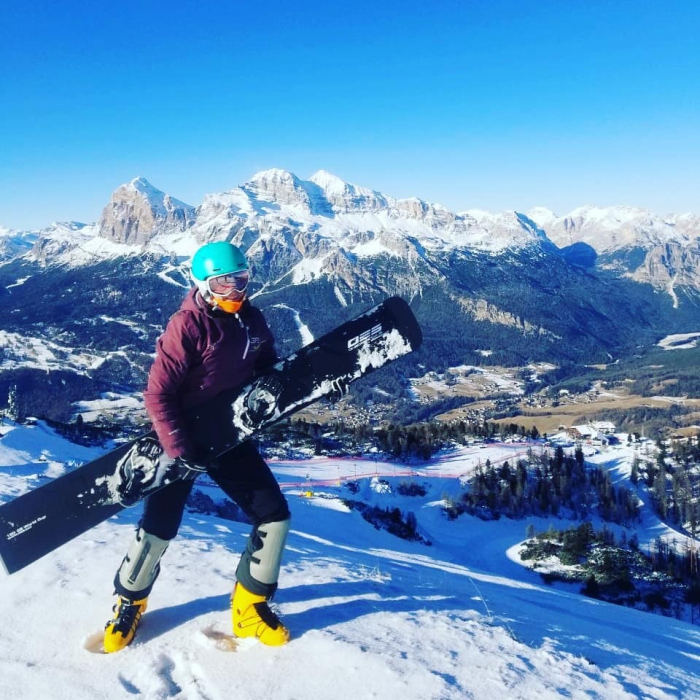 Ужгородська сноубордистка Аннамарі Данча змагалася на кубках світу в Італії