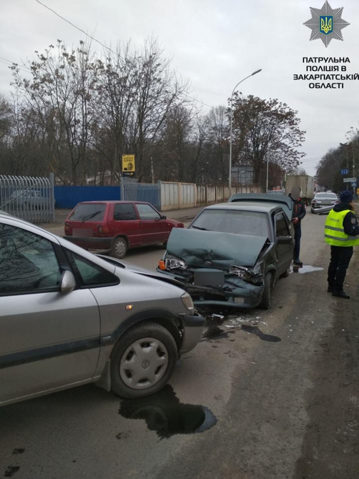 П’яний водій здійснив ДТП в Ужгороді