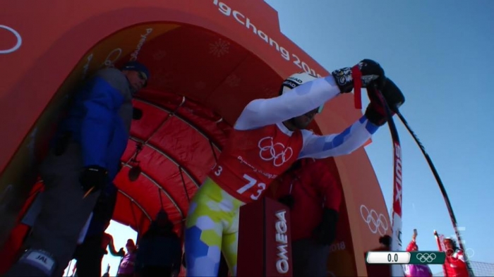 Наші на Олімпіаді: гірськолижник Ковбаснюк у слаломі-гіганті фінішував 57-м