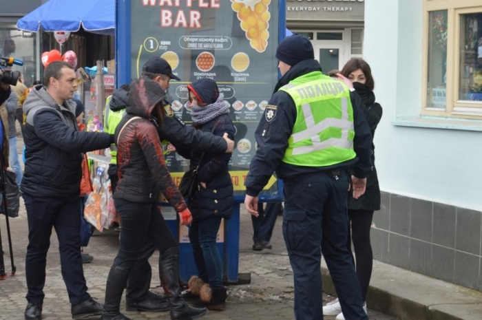 На акції за права жінок в Ужгороді затримали всіх правопорушників