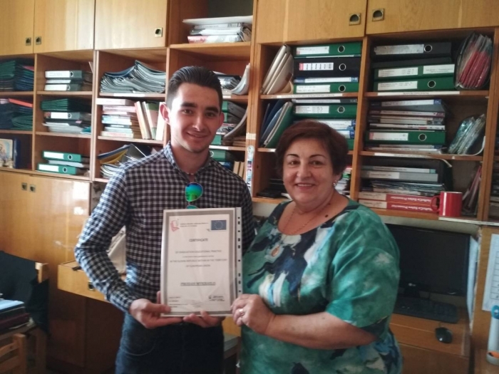 Студенти Ужгородського торговельно-економічного коледжу отримали словацькі сертифікати практики міжнародного зразка
