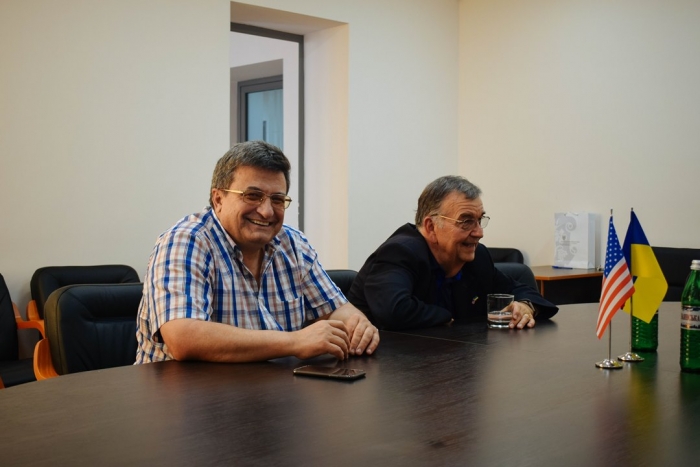 Богдан Андріїв зустрівся сьогодні з Почесним громадянином Ужгорода американцем Пітером Бобером