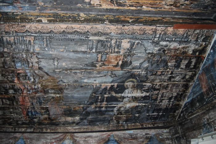 У дерев’яній церкві Середнього Водяного, на Рахівщині, виявлено стародавні розписи
