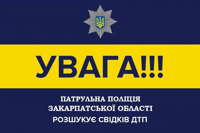 Поліція в Ужгороді розшукує автомобілі і свідків ДТП