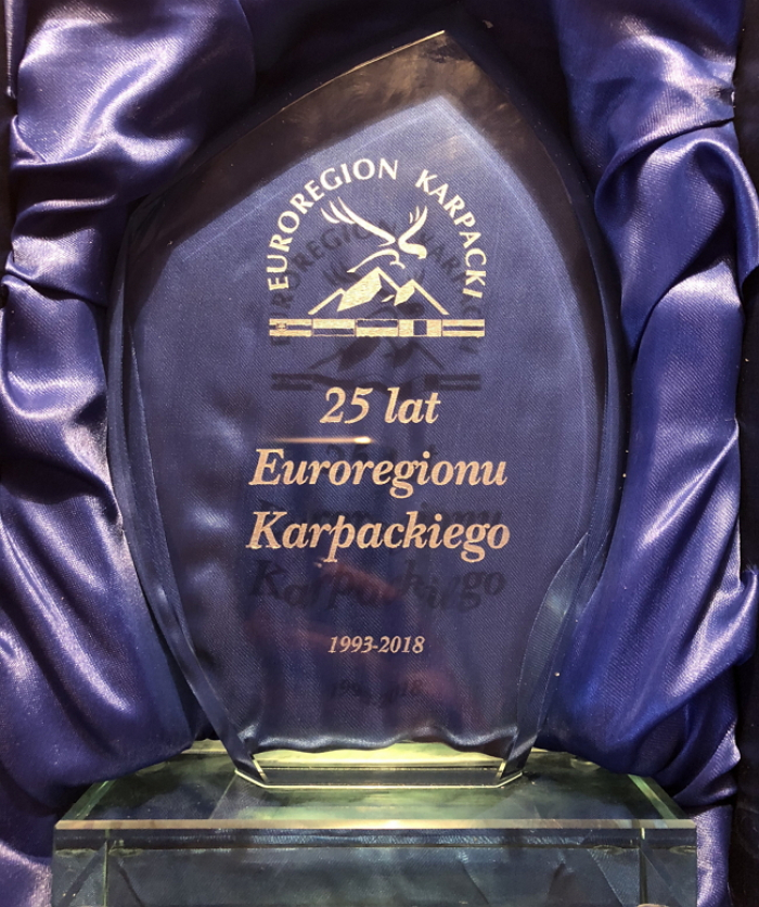 Від України нагороду за здобутки Єврорегіону отримав ужгородець Ален Панов