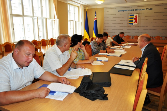 Обласні депутати обговорили матеріали чергової сесії Закарпатської облради 