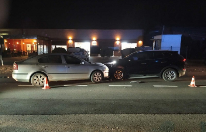 ДТП в Ужгороді: Skoda зіткнулась з Hyundai