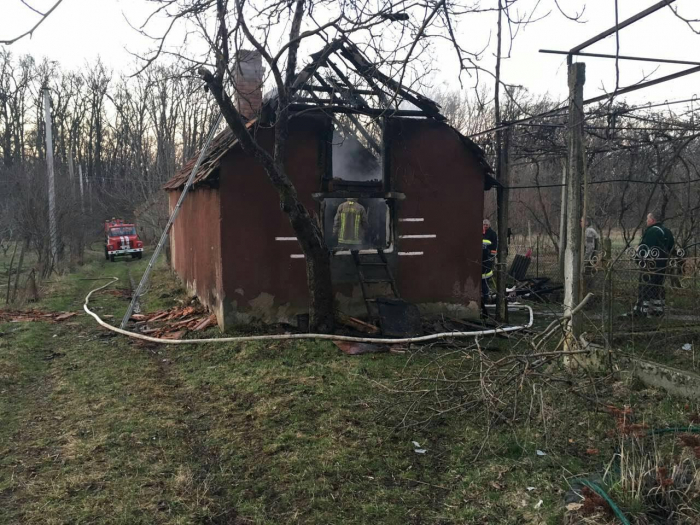 Пожежа на Виноградівщині: із палаючого будинку травмованого господаря врятували сусіди (ФОТО)