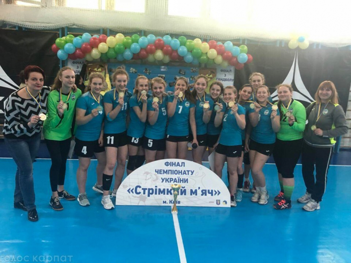 Закарпатські гандболістки стали чемпіонками України