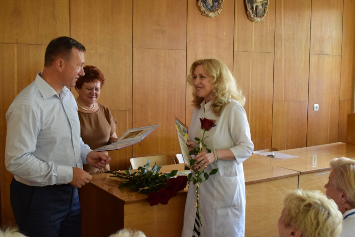 Міський голова Богдан Андріїв привітав медиків з професійним святом (ФОТО)