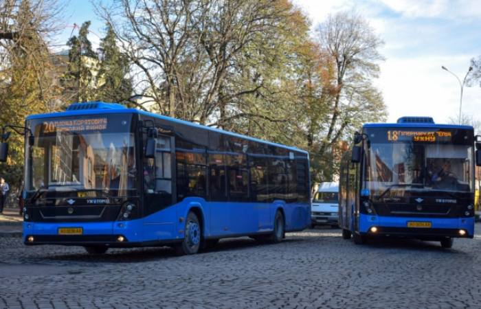 З 1 серпня на перевезення пасажирів автобусами міського сполучення в Ужгороді – нові тарифи