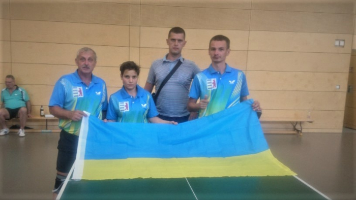 Закарпатські паралімпійці зайняли третє командне місце на міжнародному турнірі з настільного тенісу в Німеччині