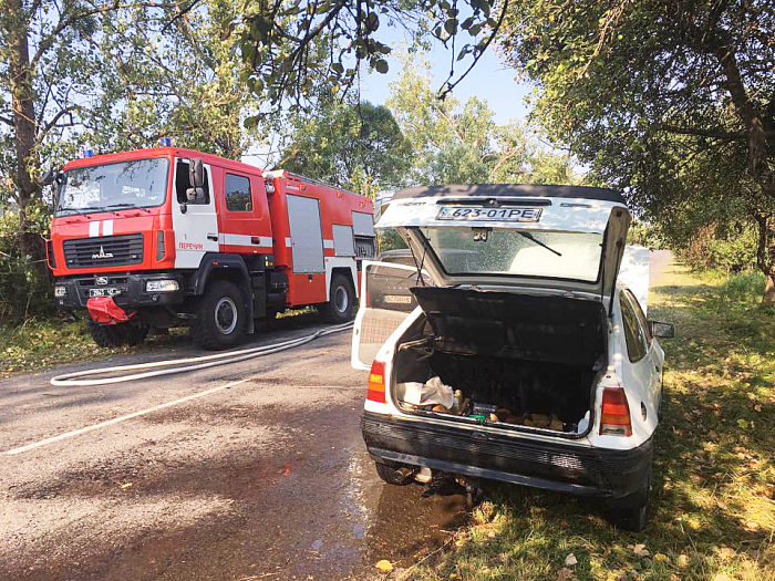 Рятувальники на Закарпатті їхали навчати правилам безпеки, а довелось гасити пожежу
