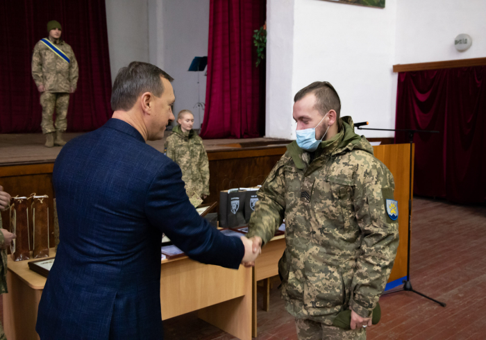 Богдан Андріїв привітав військових із річницею частини А 778