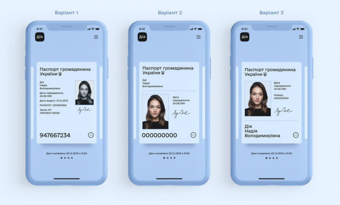 Невдовзі закарпатці матимуть паспорт у смартфоні, як він може виглядати (ФОТОФАКТ)