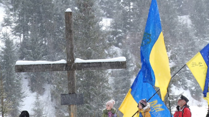 На «Татарському» перевалі в Закарпатті вшанували пам’ять розстріляних січовиків