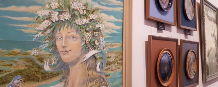 "Україно-квіткова краса": у Мукачеві відкрили творчу виставку до 30-річчя Незалежності