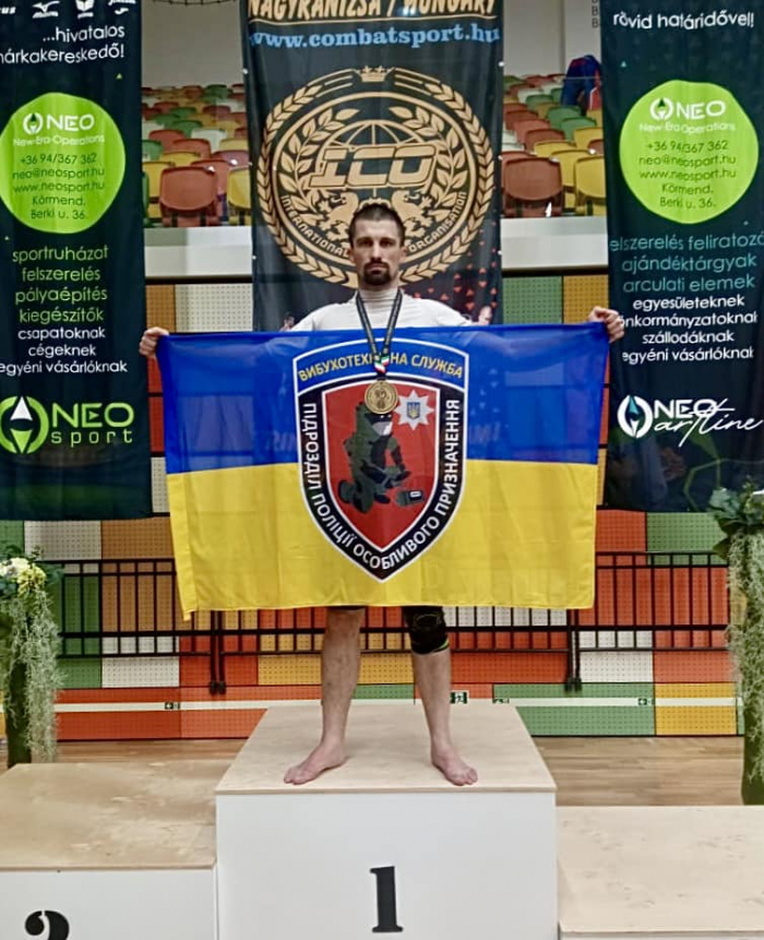 Вибухотехнік поліції Закарпаття Владислав Горнодь став чемпіоном світу  з комбат самозахисту ІСО