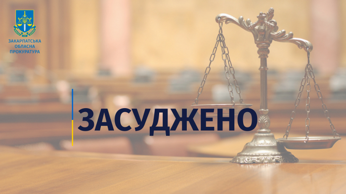 Жителя Тячівщини засуджено до 10 років позбавлення волі за побиття знайомого до смерті та крадіжку