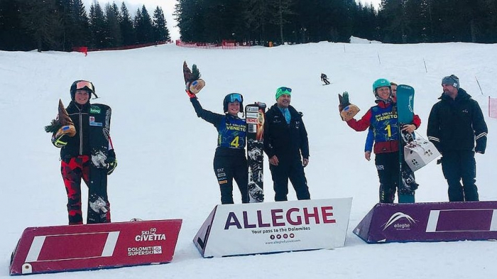 Ужгородка Аннамарі Данча — бронзова призерка етапу Кубка Європи зі сноубордингу в Італії