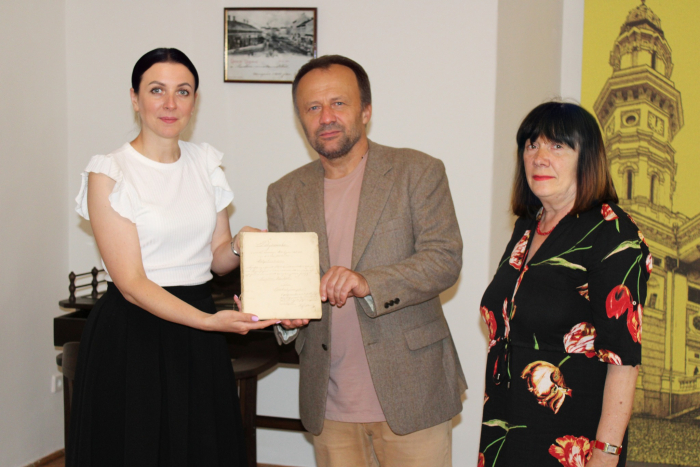 В Ужгороді музейний архів Кароя Мейсароша поповнився новим рукописом
