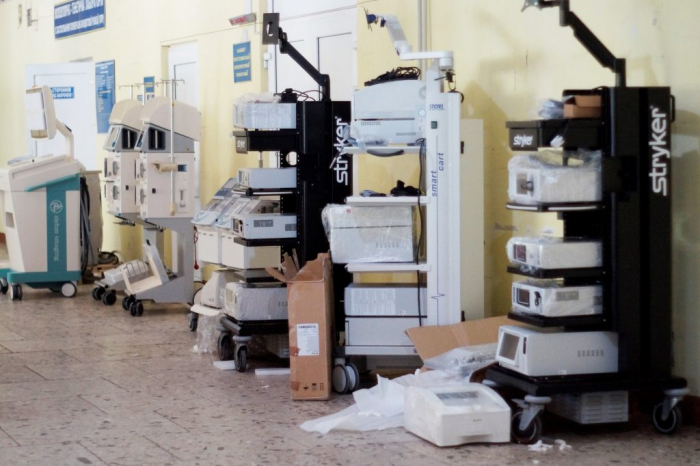 Мукачівська лікарня отримала медобладнання від благодійників із Німеччини
