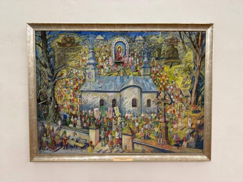 «Традиції на полотні»: народний художник України Тарас Данилич представив в Ужгороді виставку робіт з нагоди 80-річчя ФОТО
