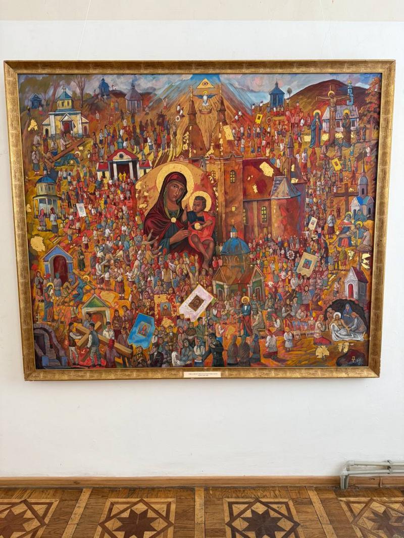 «Традиції на полотні»: народний художник України Тарас Данилич представив в Ужгороді виставку робіт з нагоди 80-річчя ФОТО